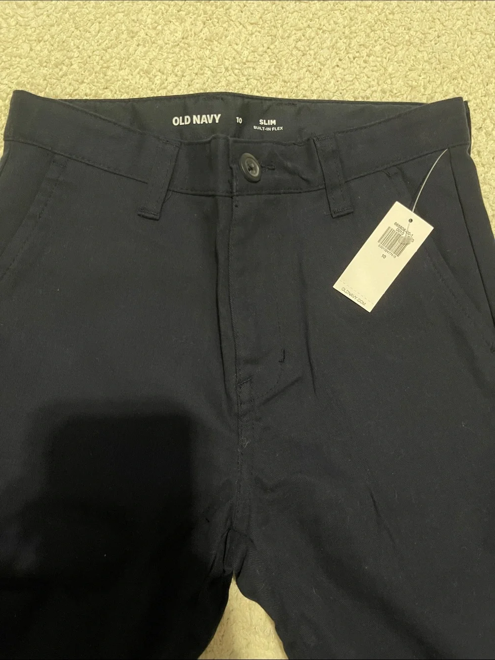 NWT- Old Navy - boy’s 10. Uniform Slim Pant